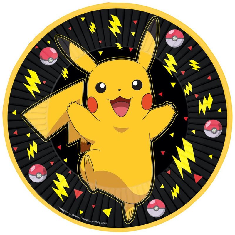 Πιάτα 23εκ Pikachu-Pokemon 8Τμχ (M991710466)