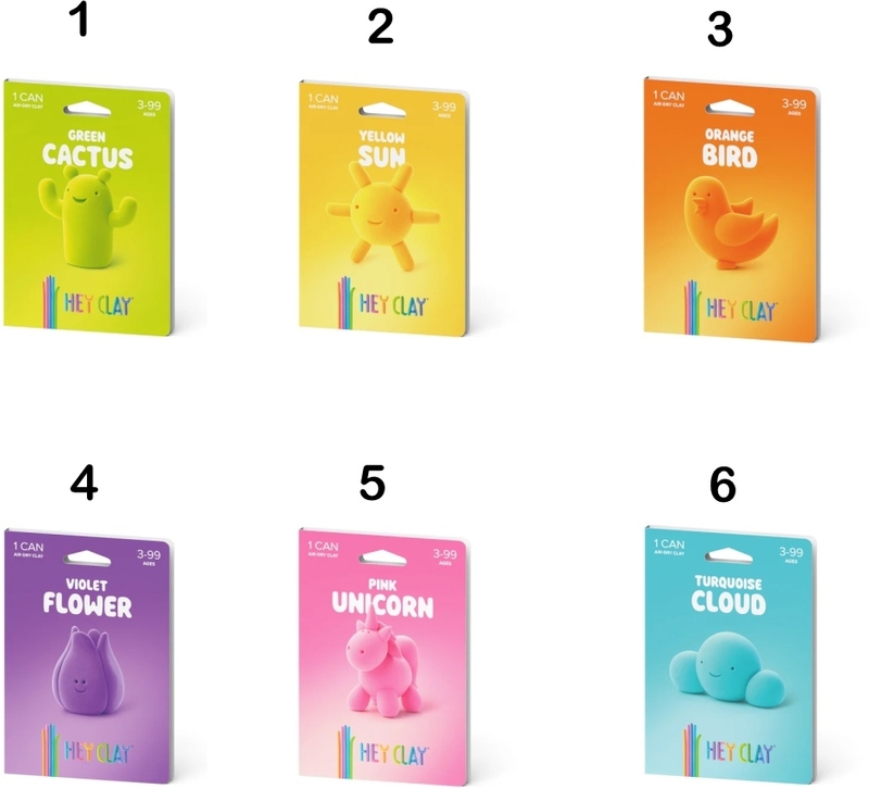 Hey Clay One Can Series-6 Σχέδια-1Τμχ (440082) - φωτογραφία 2