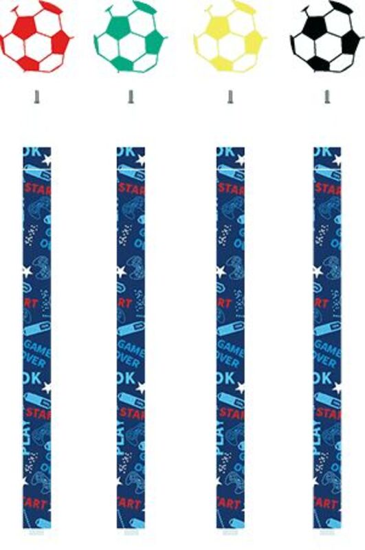 Metron Στυλό Gel 0.7mm Soccer Μπλε-4 Σχέδια-1Τμχ (243.092424)