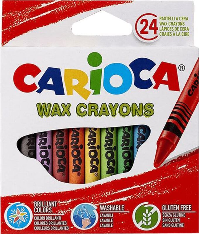Carioca Crayons Κέρινο Wax 24Τμχ (239.423.667) 163499023667