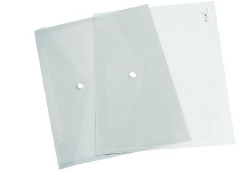 Deli Φάκελος Κουμπί PP Α4 Δίαφανος (5505DW)