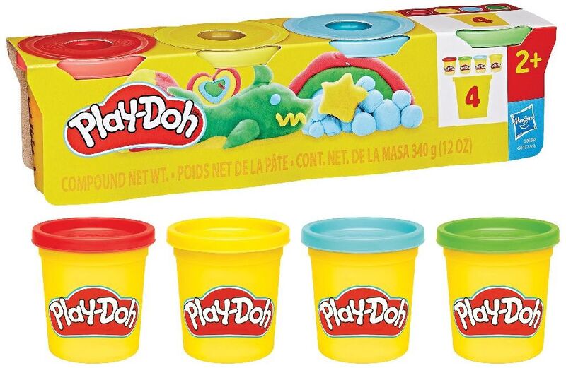 Playdoh Classic 4 Pack-2 Σχέδια (G0512) φωτογραφία