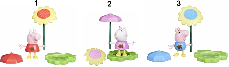 Peppa Pig Muddy Puddle Friends-3 Σχέδια (G0495) - φωτογραφία 2