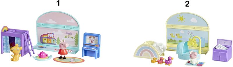Peppa Pig Peppas Bedroom Set-2 Σχέδια (G2182) - φωτογραφία 2