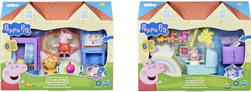 Peppa Pig Peppas Bedroom Set-2 Σχέδια (G2182) - φωτογραφία 3