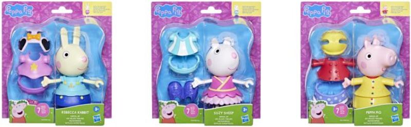 Peppa Pig Peppa & Friends Dress-Up-3 Σχέδια (PPF8859) - φωτογραφία 3