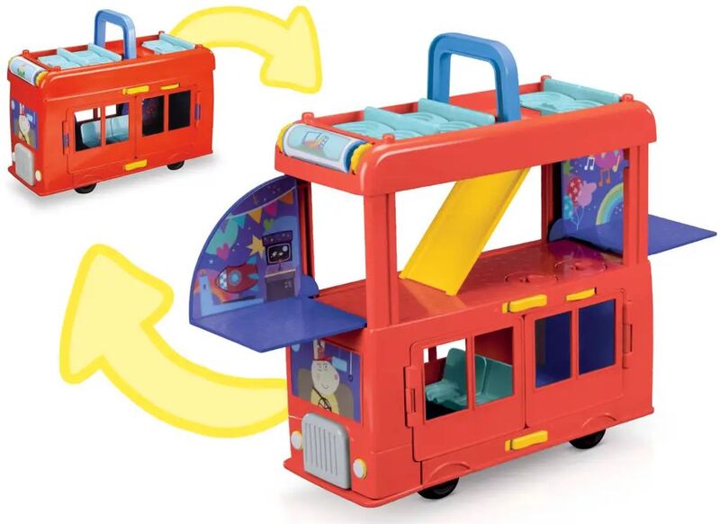 Peppa Pig 2 In 1 Party Bus (F8881) - φωτογραφία 3