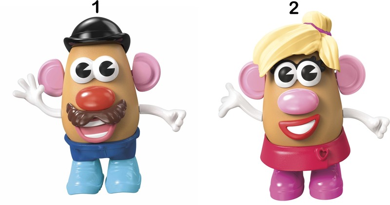 Mr & Mrs Potato Head-2 Σχέδια (F9416) - φωτογραφία 2
