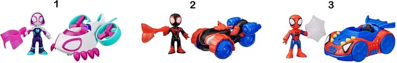 Spidey Saf 3'' Core Vehicle-3 Σχέδια (G1952) - φωτογραφία 2