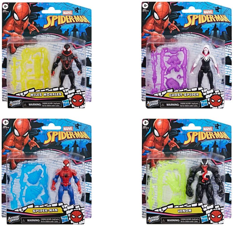 Spiderman Verse Action Figure & Gear-4 Σχέδια (G2718) - φωτογραφία 3