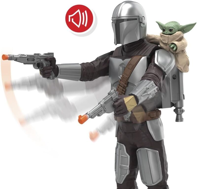 Star Wars Movie Feature Figure Mandalorian & Grogu (G2842) - φωτογραφία 4