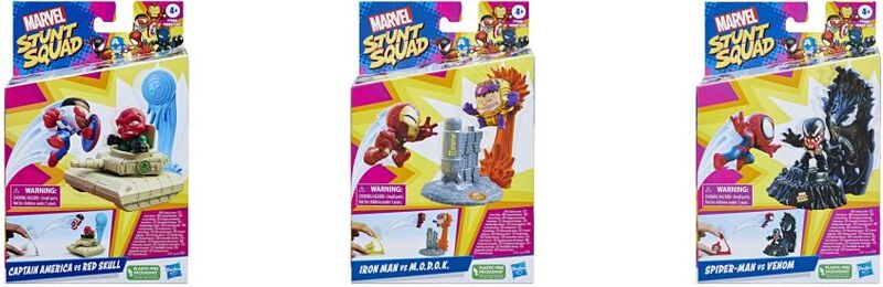 Marvel Stund Squad Figure & Feature Playset-3 Σχέδια (F6895) - φωτογραφία 3