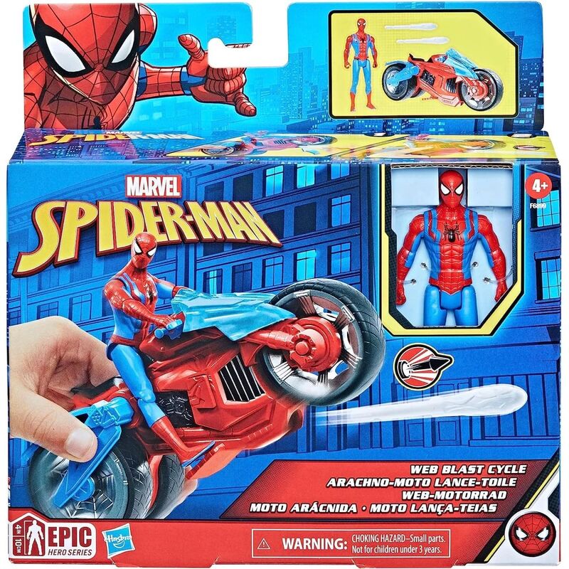 Spiderman 4'' Vehicle And Figure (F6899) φωτογραφία
