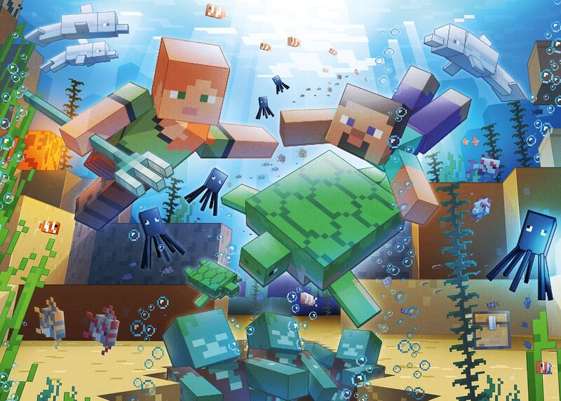 Παζλ 1000 Minecraft (12000421) - φωτογραφία 2