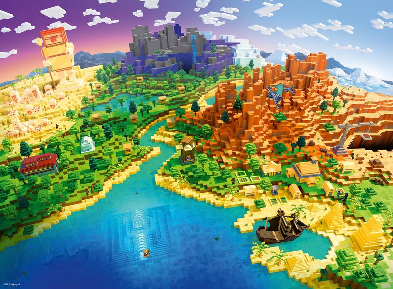 Παζλ 500 Minecraft (12001568) - φωτογραφία 2