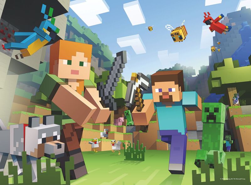 Παζλ 100XXL Minecraft (12004176) - φωτογραφία 2