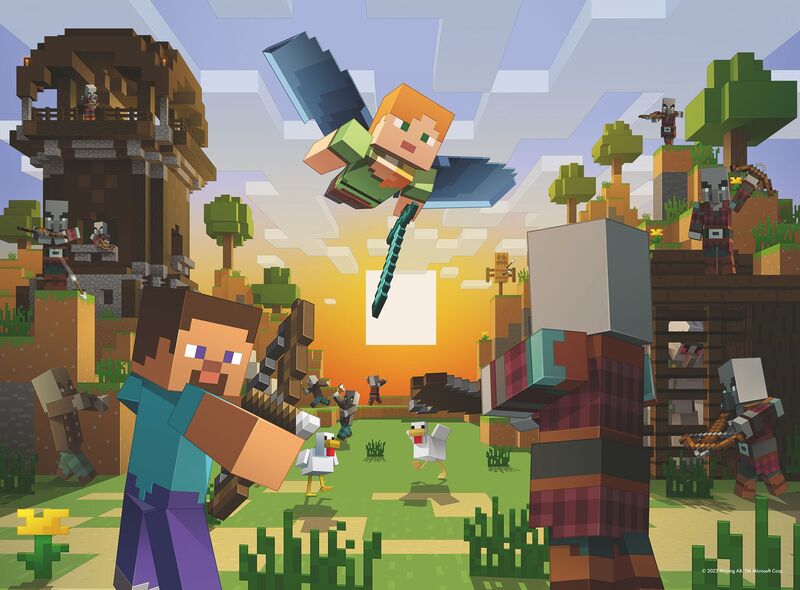 Παζλ 150XXL Minecraft (12004177) - φωτογραφία 2
