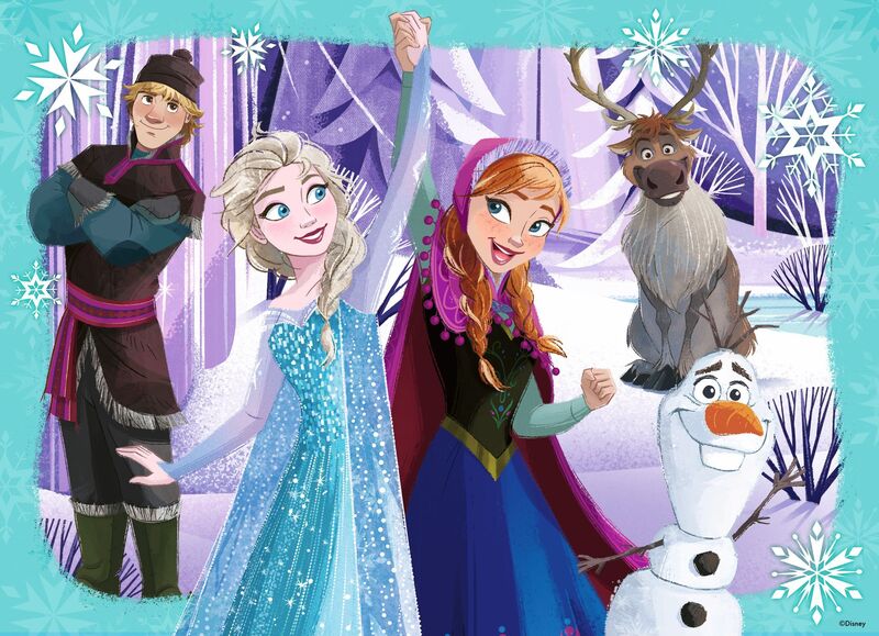 Παζλ 4X100 Frozen (12004318) - φωτογραφία 2