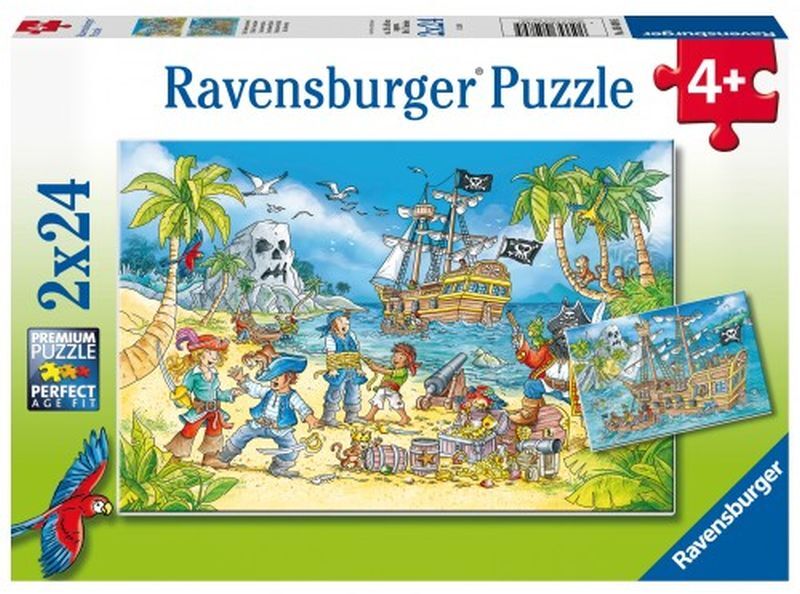 Ravensburger Παζλ 2×24 Πειρατές (05089)