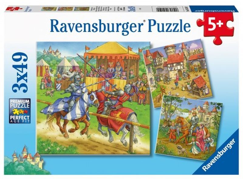 Ravensburger Παζλ 3×49 Ιππότες (05150)