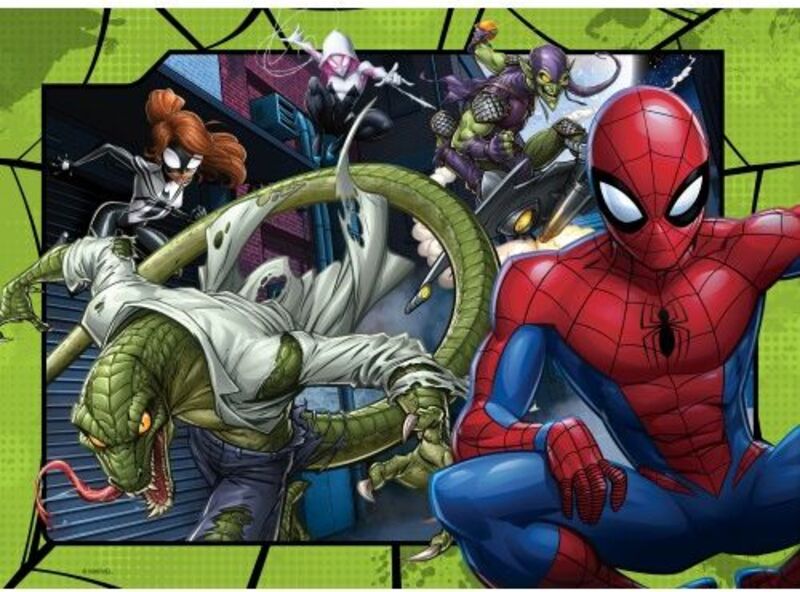 Ravensburger Παζλ 4x100 Spiderman (12001076) - φωτογραφία 4