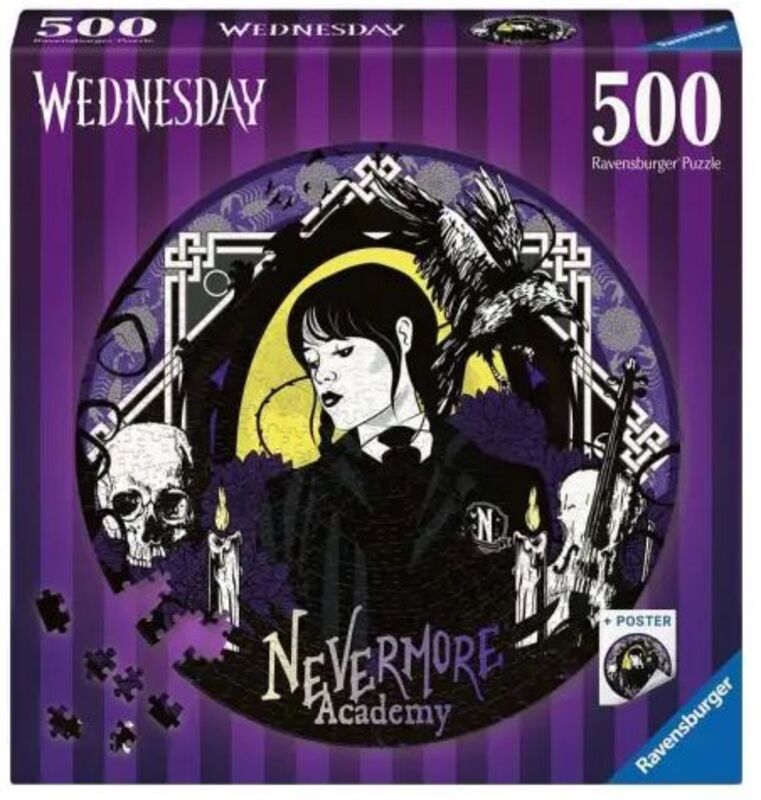 Παζλ 500 Wednesday-Nevermore (17573)