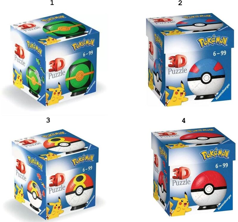 Ravensburger Πάζλ 3D Pokemon 54Τμχ-4 Σχέδια (741175) - φωτογραφία 2