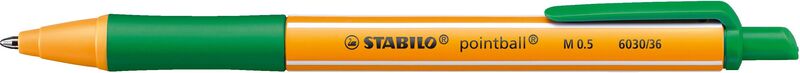 Stabilo Στυλό Pointball 6030/36 Green (01603036)