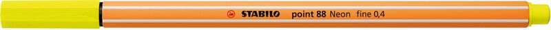 Stabilo Μαρκαδόρος Point 88/024 Neon Yellow (01880024)