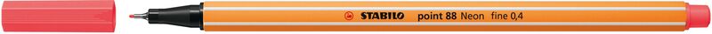 Stabilo Μαρκαδόρος Point 88/040 Neon Red (01880040) φωτογραφία