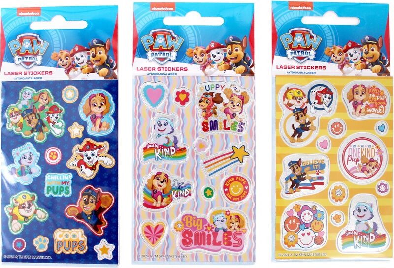 GIM Sticker Laser Paw Patrol-3 Σχέδια (774-00910)