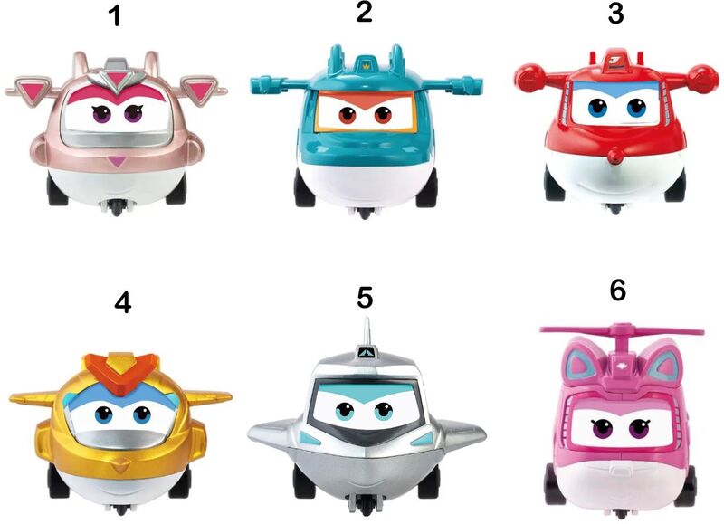 Super Wings Electric Heroes Stunt & Pull Back-6 Σχέδια (780130) - φωτογραφία 2