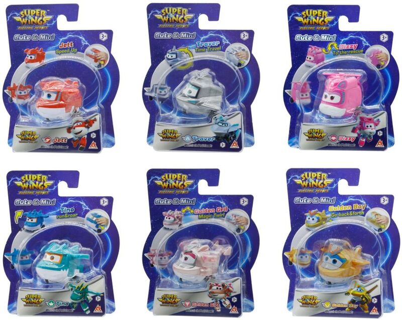 Super Wings Electric Heroes Stunt & Pull Back-6 Σχέδια (780130) - φωτογραφία 3