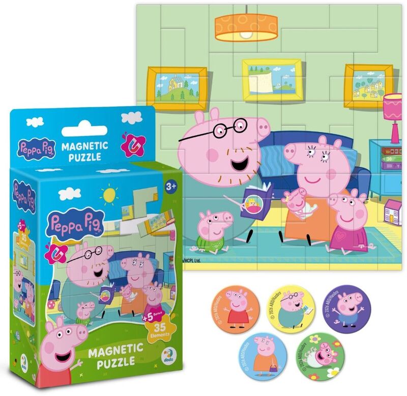 Μαγνητικό Παζλ Peppa Pig Cozy Evening (200758) φωτογραφία