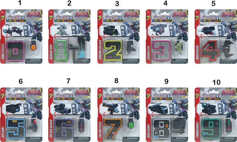 Just Toys Φιγούρα Pocket Morphers S3 Σε 10 Σχέδια 1Τμχ - 6950 - φωτογραφία 2