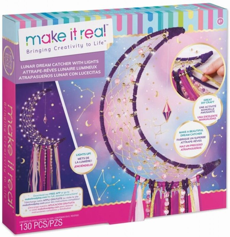 Make It Real Lunar Dream Catcher With Lights (1417)