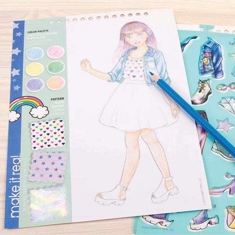 Make it Real Fashion Design Sketchbook Digital Dream (3203) - φωτογραφία 2