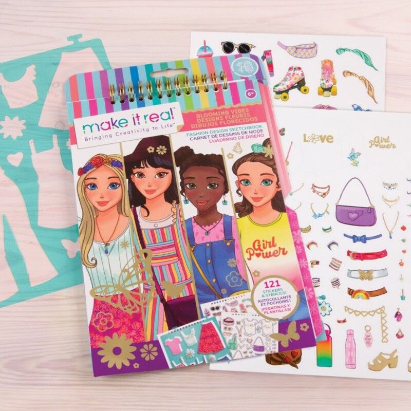 Make it Real Fashion Design Sketchbook Blooming Vibes (3209) - φωτογραφία 2