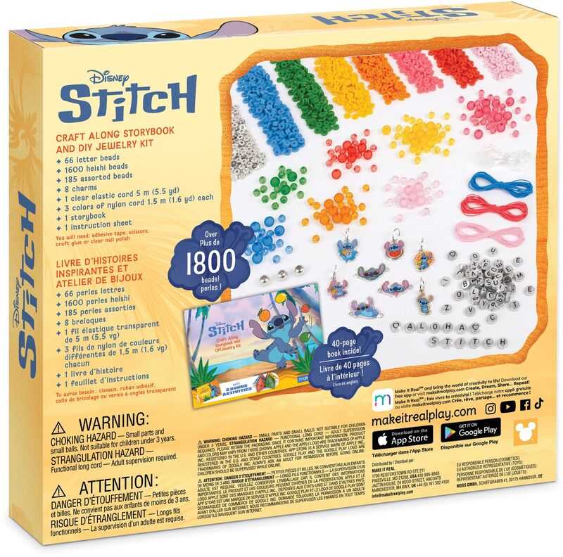 Make It Real Stitch Storybook & DIY Jewelry Kit (4232) - φωτογραφία 6