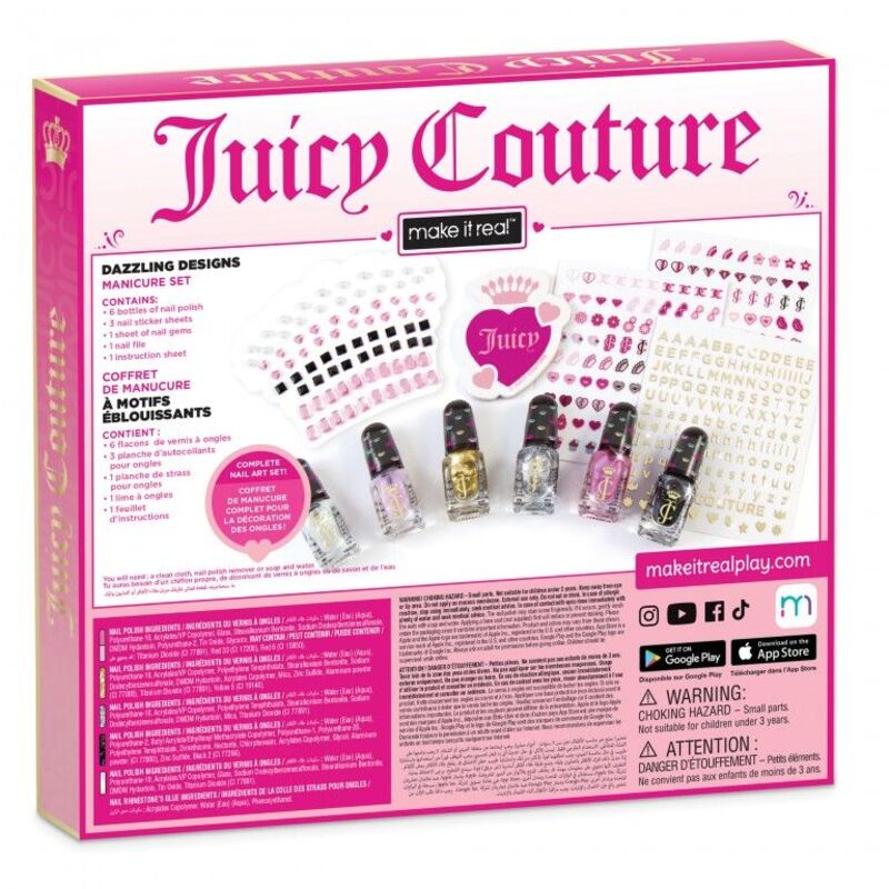 Make It Real Juicy Couture Dazzling Designs Manicure Set (4474) φωτογραφία