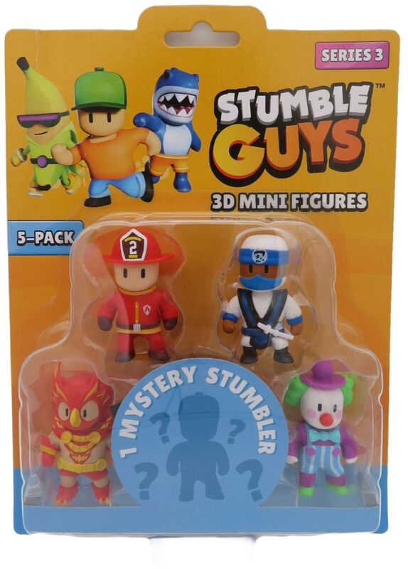 Stumble Guys S3 Φιγούρα 5cm 5Τμχ (0482)