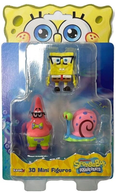 Sponge Bob Movie Φιγούρα 3Τμχ (0608)