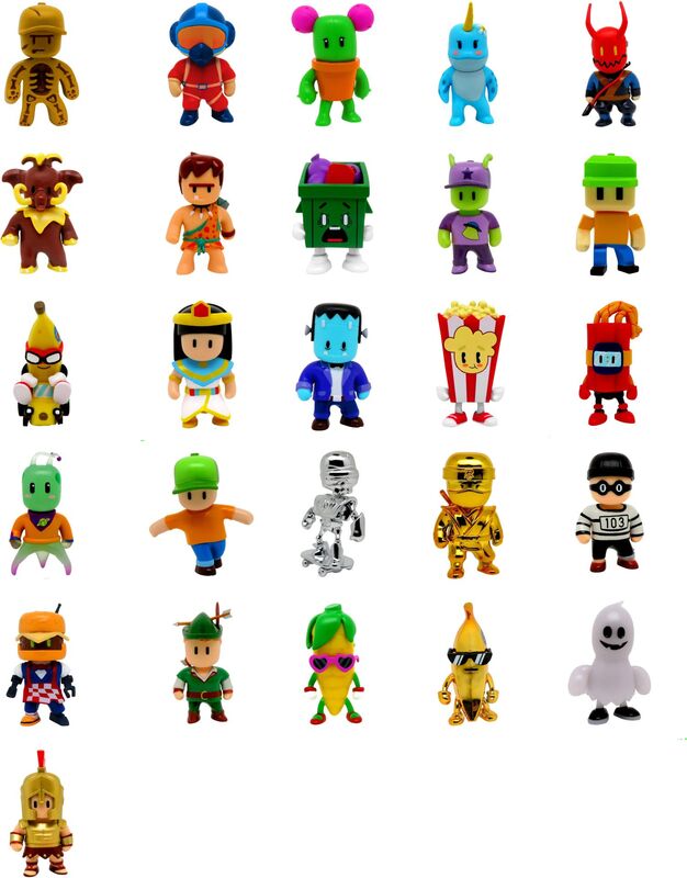 Just Toys Stumble Guys Series 4 Mini Figures 3D - 5 Pack - 40005 - φωτογραφία 2