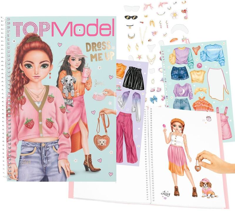 Top Model Μπλοκ Με Αυτοκόλλητα-Dress Me Up Big (D13486)