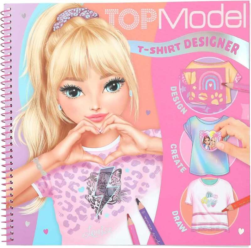 Top Model Μπλοκ Ζωγραφικής T-Shirt Designer (D13585)