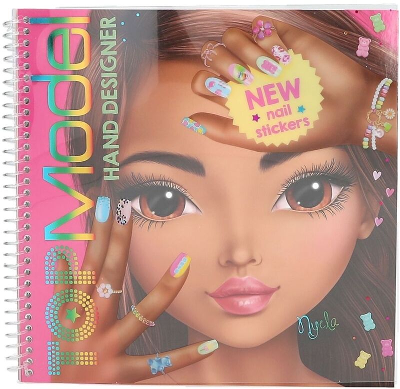 Top Model Μπλοκ Ζωγραφικής Create Your Hand-Desing Colouring Book (D14000)