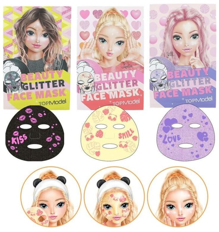 Top Model Face Mask Beauty & Me-3 Σχέδια-1Τμχ (D12825) - φωτογραφία 2