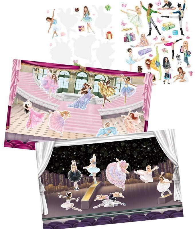 Top Model Μπλοκ Με Αυτοκόλλητα-Stickerworld Ballet (D13049) - φωτογραφία 2