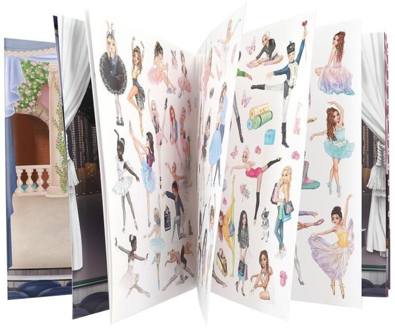 Top Model Μπλοκ Με Αυτοκόλλητα-Stickerworld Ballet (D13049) - φωτογραφία 3