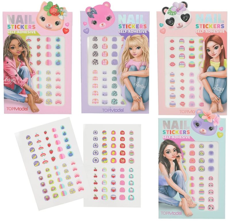 Top Model Nail Stickers Beauty & Me-4 Σχέδια-1Τμχ (D13064)